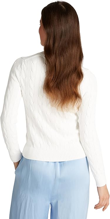 TOMMY HILFIGER - Cable Var C-Neck Sweater