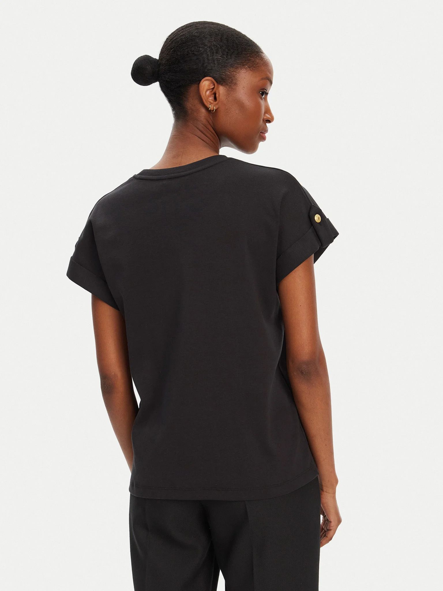 TOMMY HILFIGER - Gold Button Mdrn C-Nk Tee