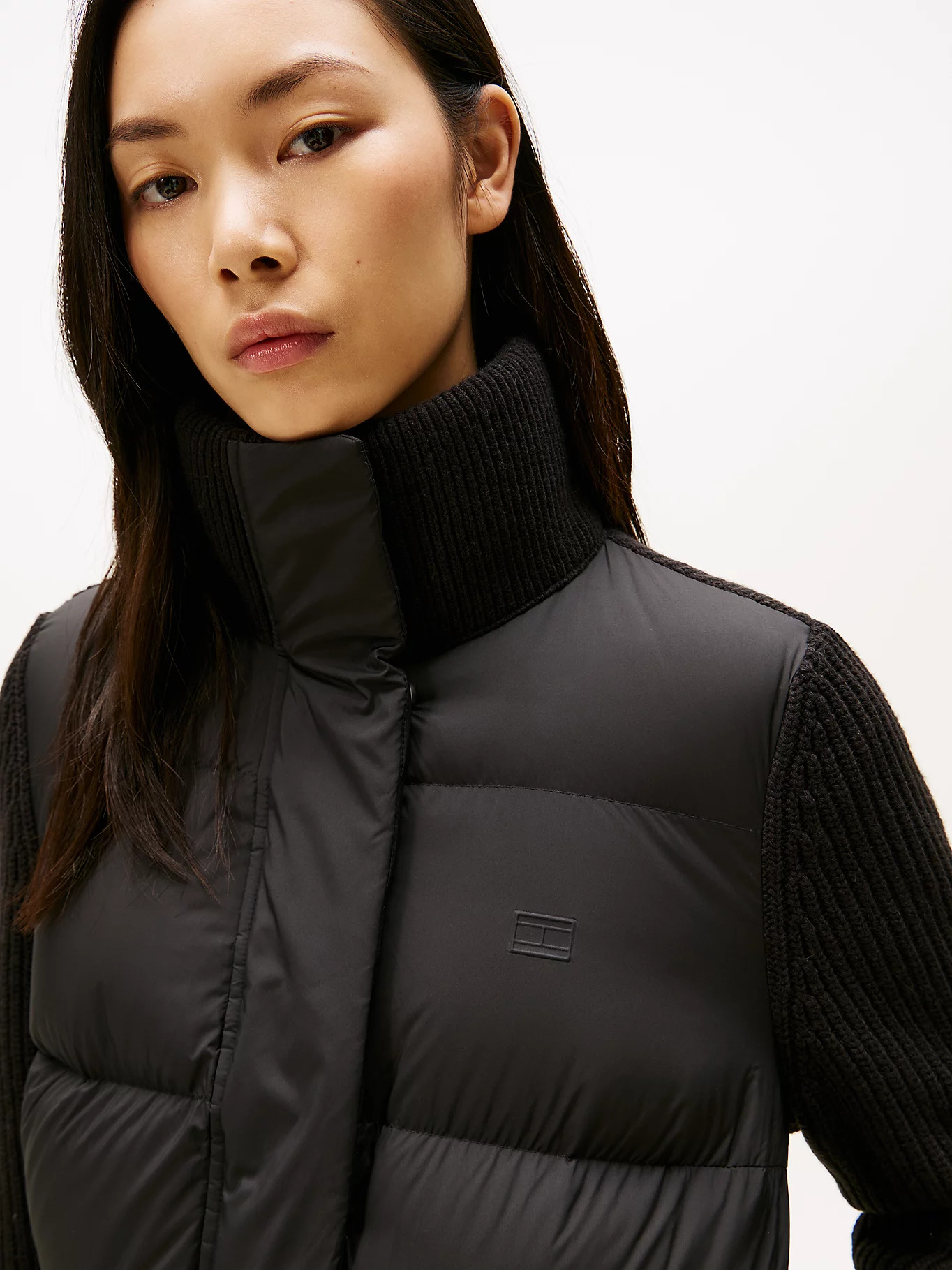 TOMMY HILFIGER - Modern Down Knit Mix Reg Jacket