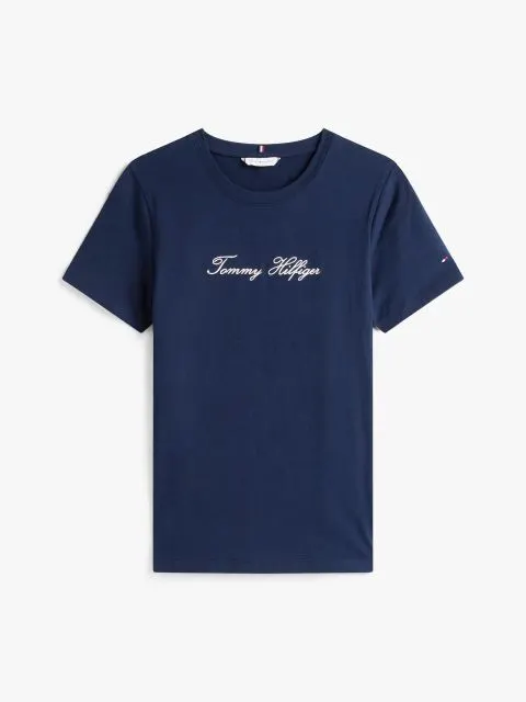 TOMMY HILFIGER - Script Regular C-Neck T-Shirt