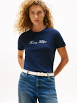 Script Regular C-Neck T-Shirt