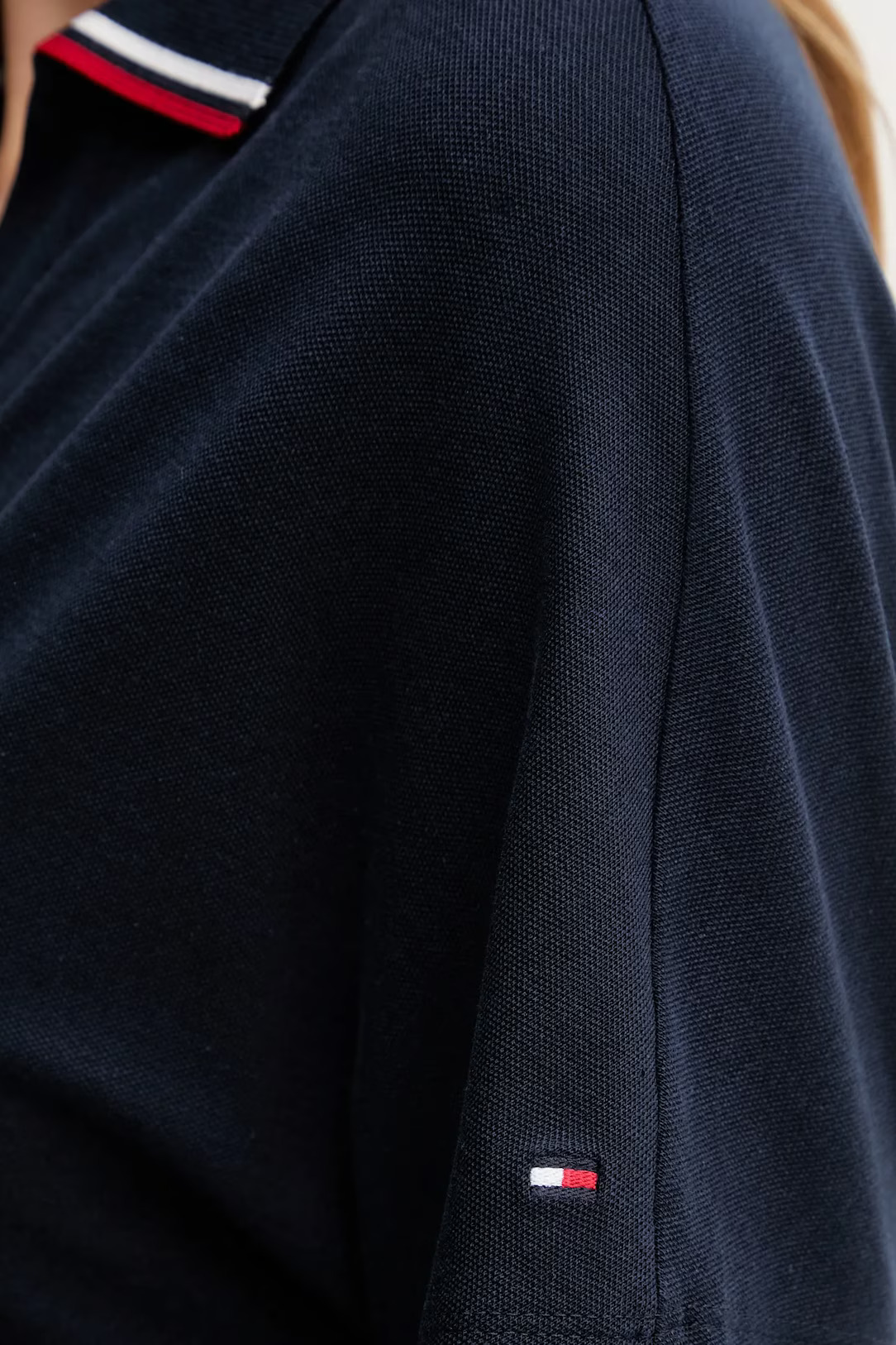 TOMMY HILFIGER - Lyocell Tipping Short Polo Dress