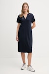 Lyocell Tipping Short Polo Dress