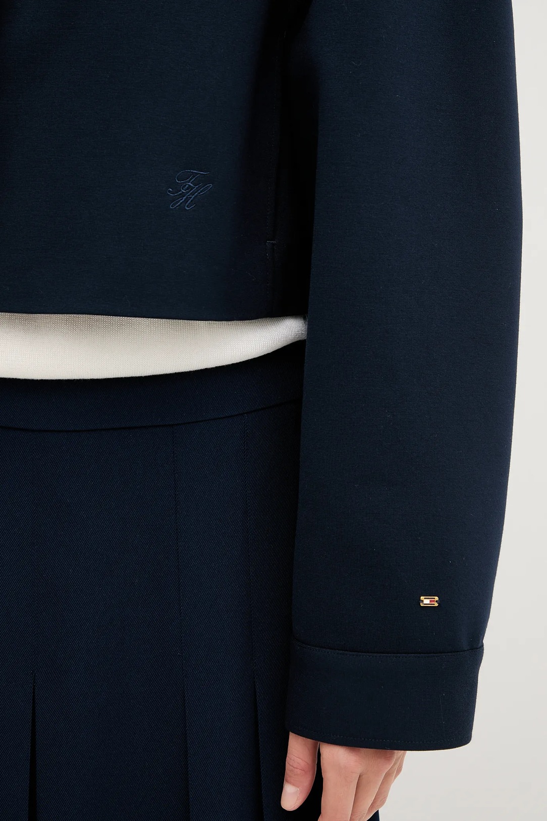 TOMMY HILFIGER - Punto Crop Lady Jacket Blazer