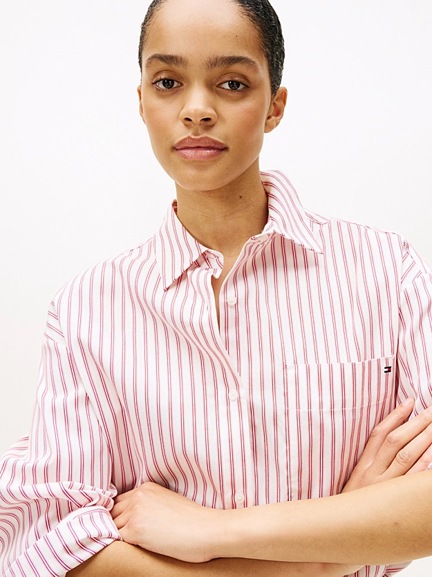 TOMMY HILFIGER - Relaxed Fit Wide Sleeve Shirt