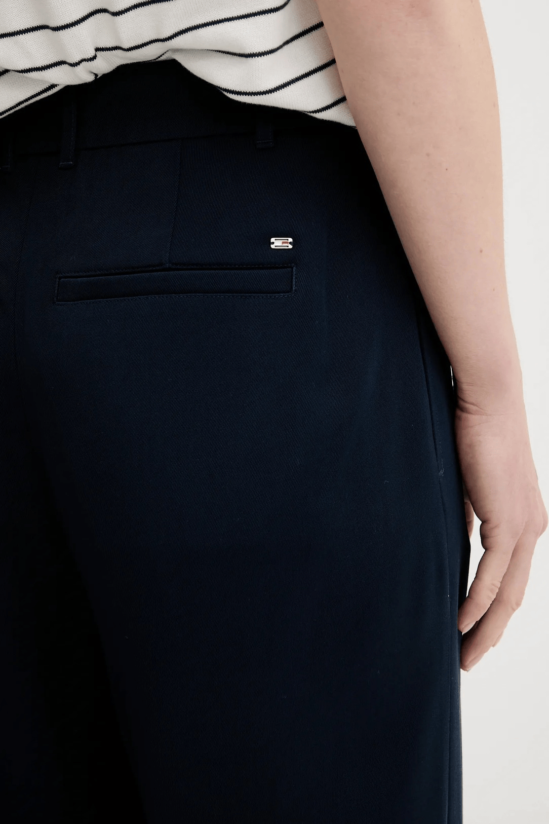 TOMMY HILFIGER - Twill Relaxed Straight Pants