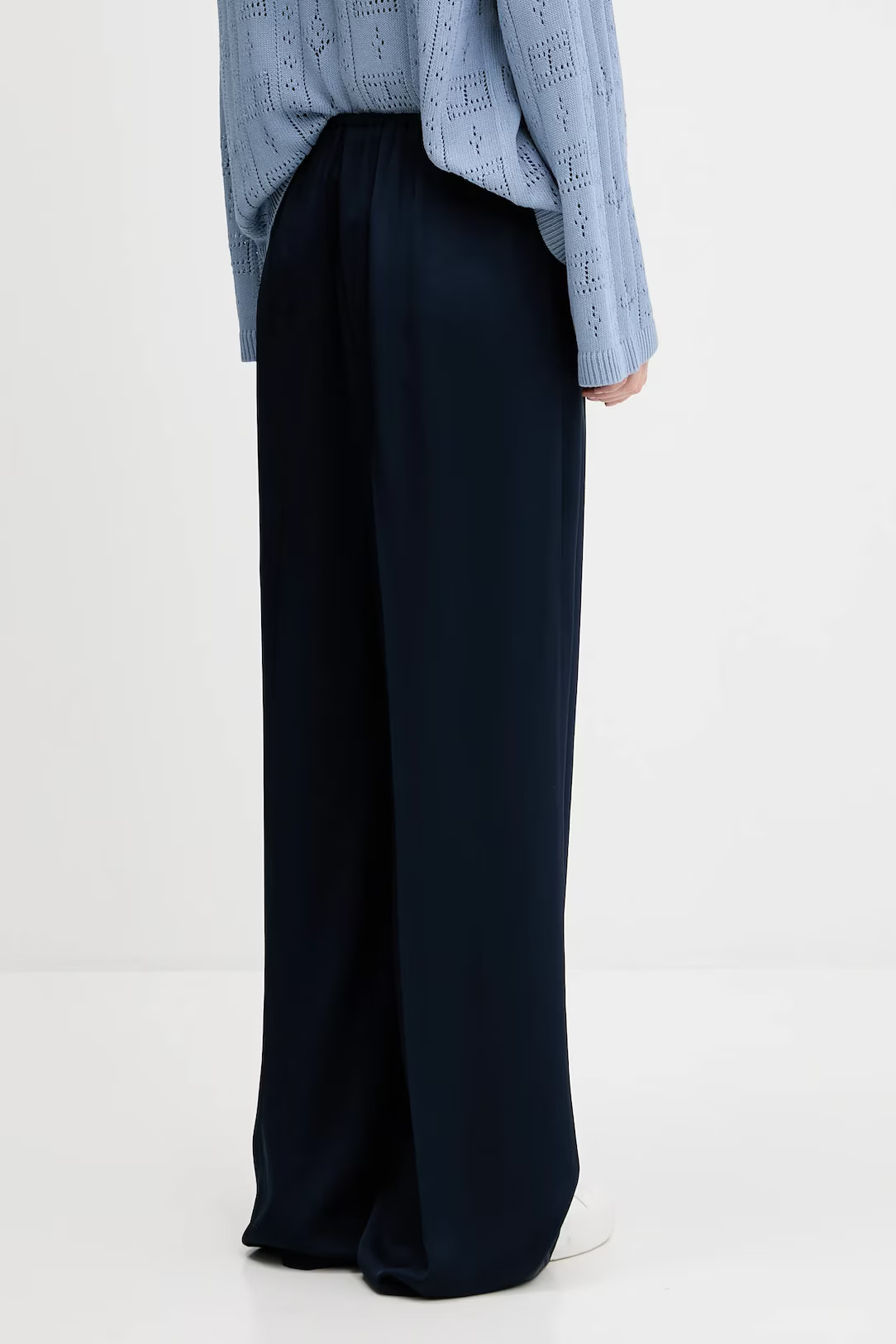 TOMMY HILFIGER - Sateen Tie Relaxed Straight Pants