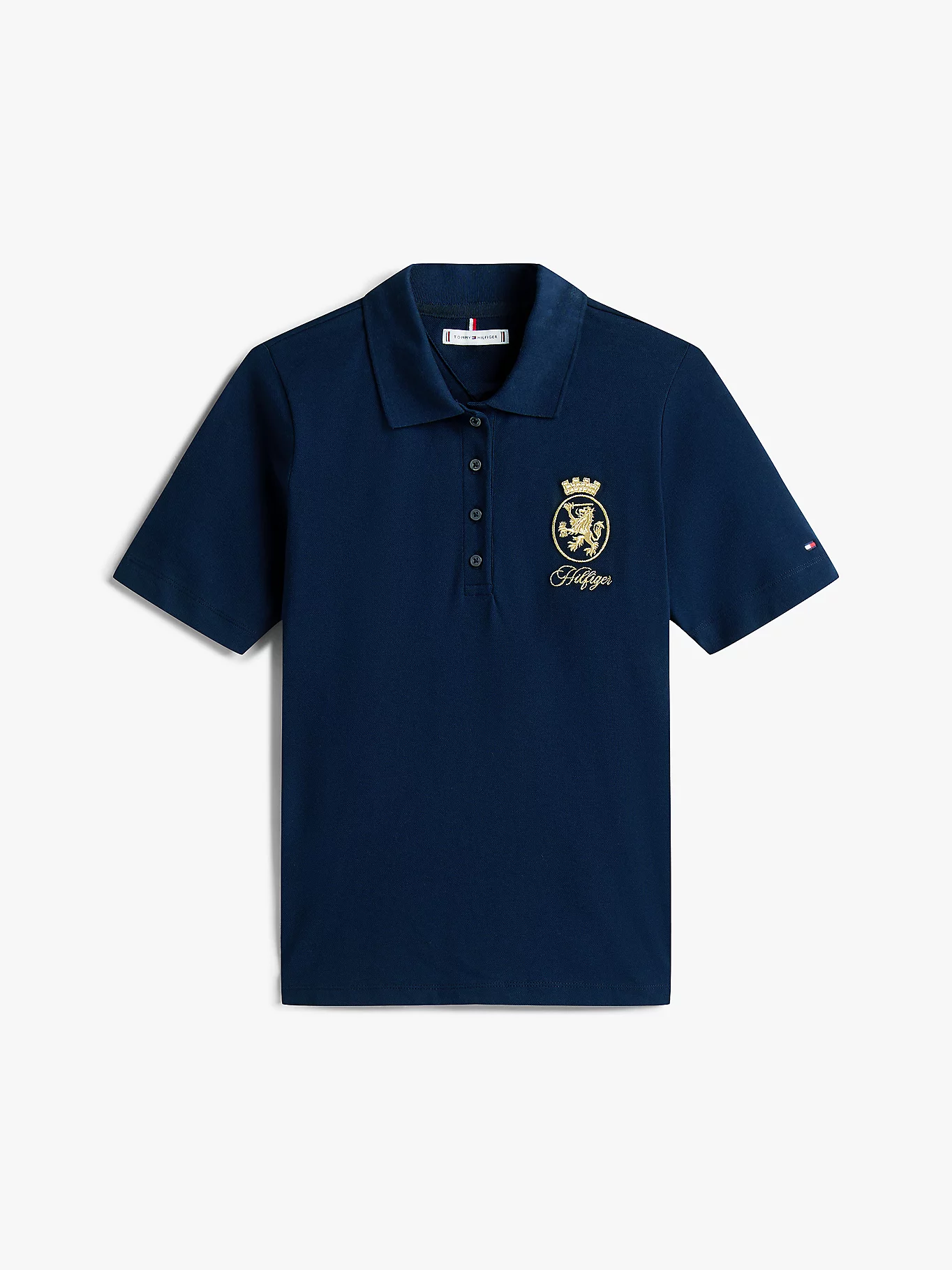 TOMMY HILFIGER - Crest Embroidery Regular Fit Polo Shirt