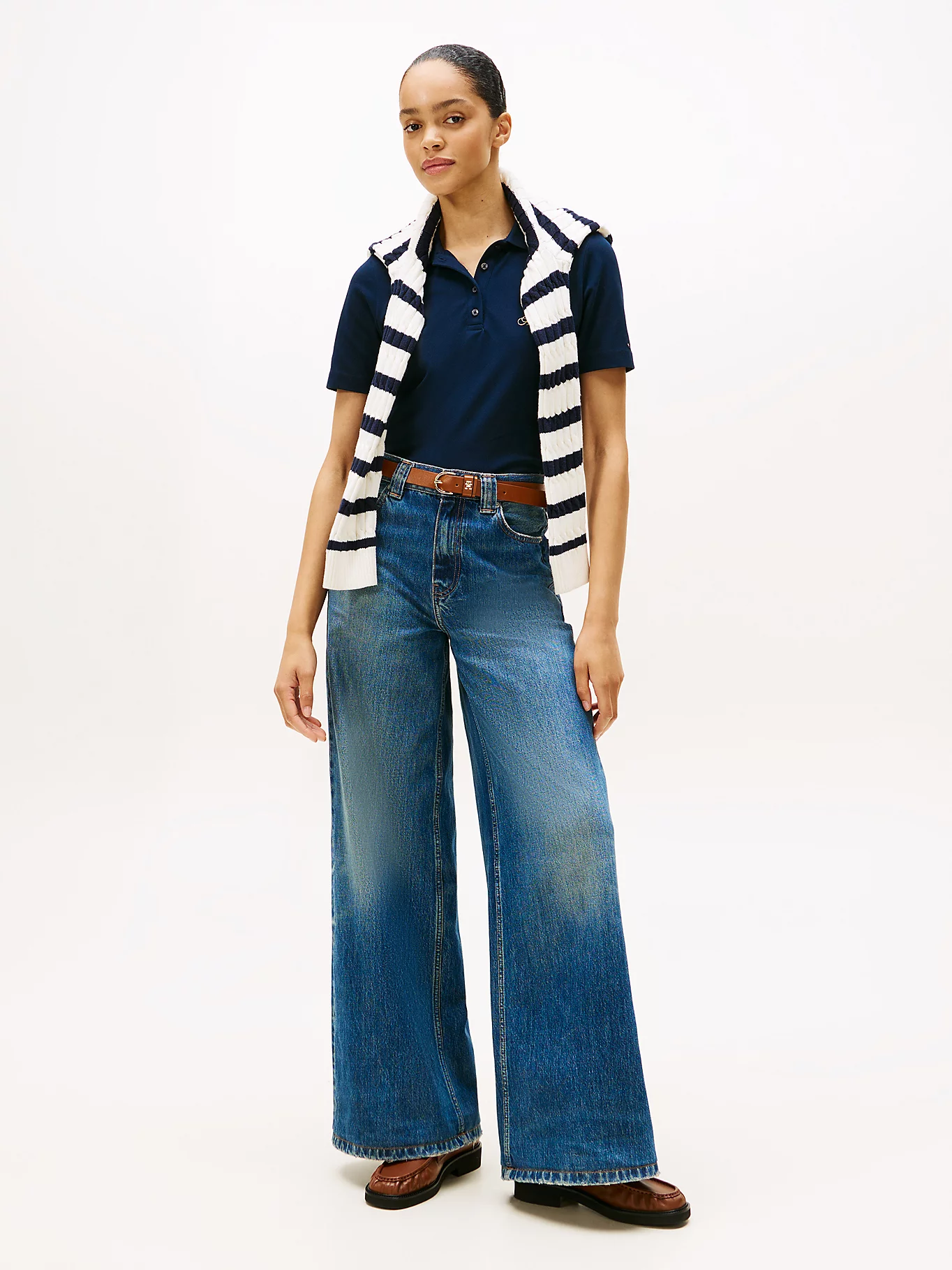 TOMMY HILFIGER - Crest Embroidery Regular Fit Polo Shirt