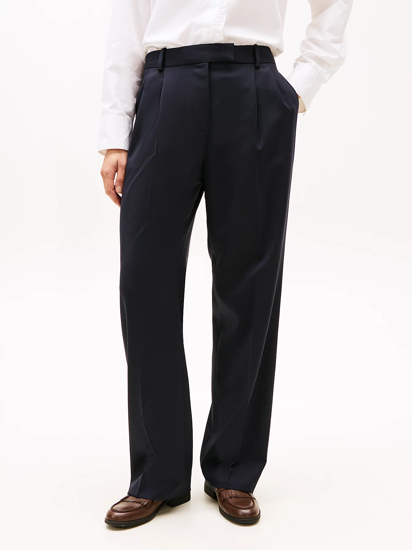 TOMMY HILFIGER - Timeless Wool Relaxed Pant