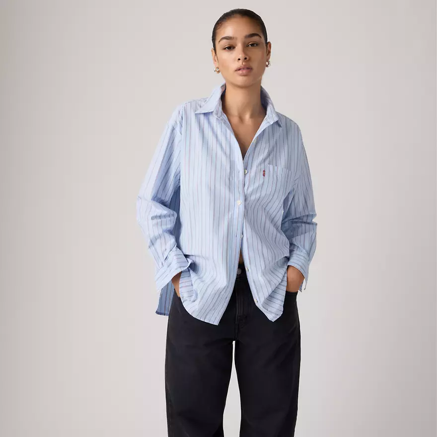 LEVI'S - Harlie Boyfriend Shirt Blues