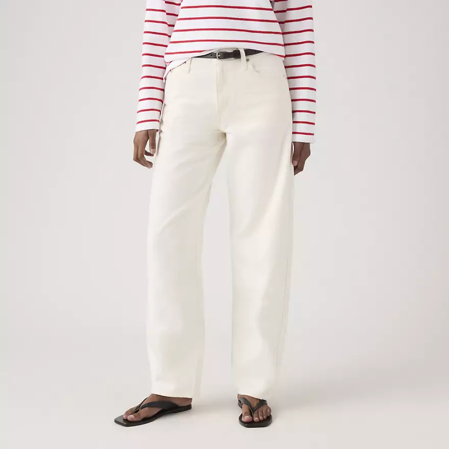 LEVI'S - Baggy Dad Barrel Whites