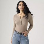 Dry Goods Henley Waffle Browns