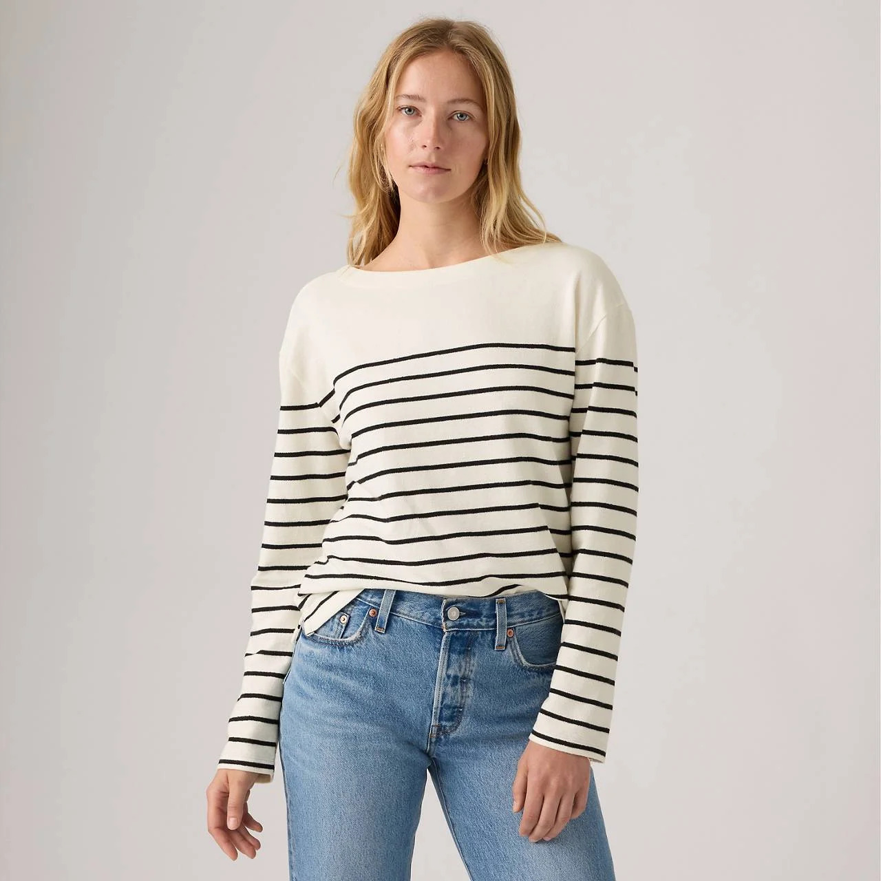 LEVI'S - Marin Stripe Top Neutrals
