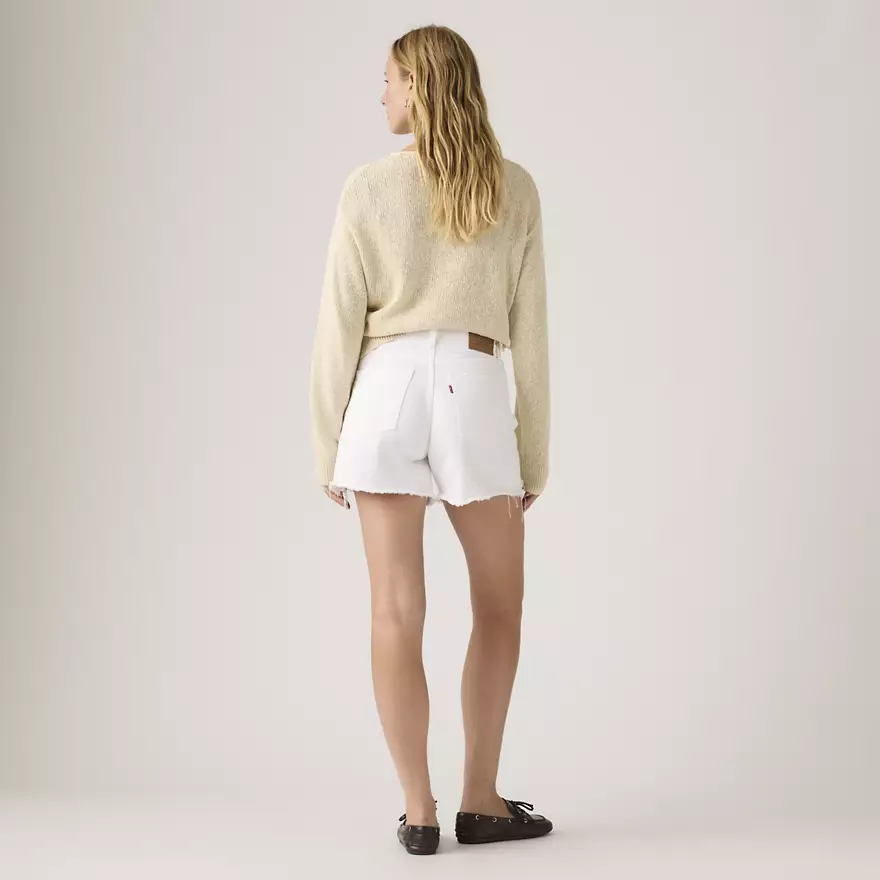 LEVI'S - Ribcage A-Line Short Whites