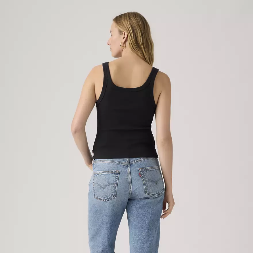 LEVI'S - Essential Ribbed Tank Blacks