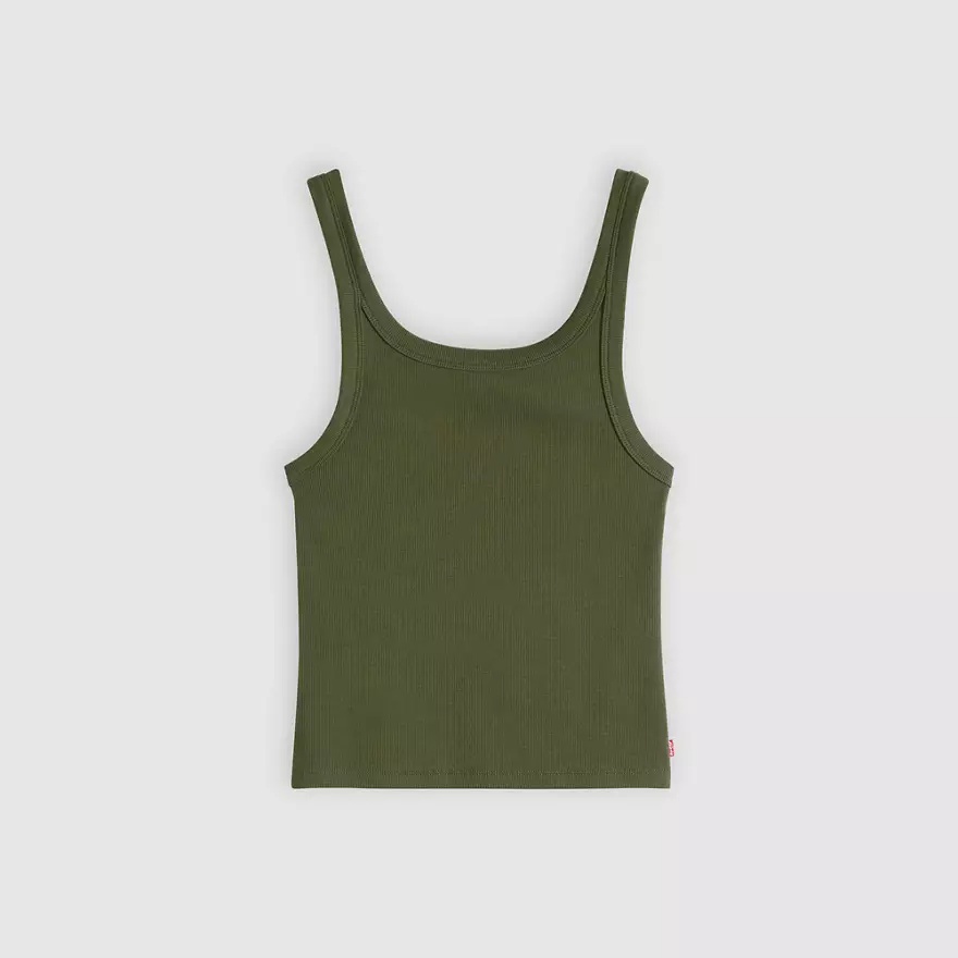 LEVI'S - Essential Ribbed Tank Greens