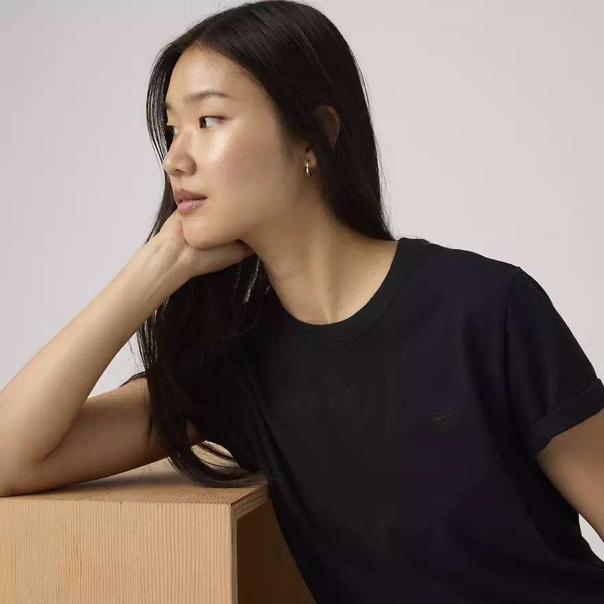 LEVI'S - Perfect Tee Housemark Blacks