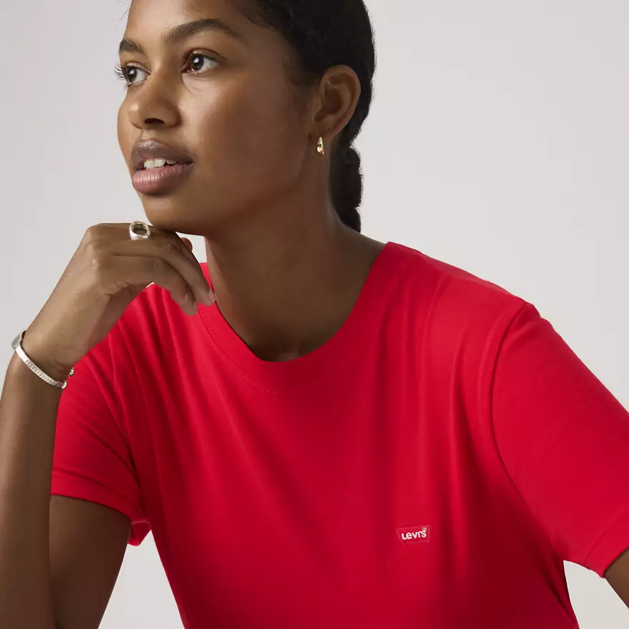 LEVI'S - Perfect Tee Housemark Red