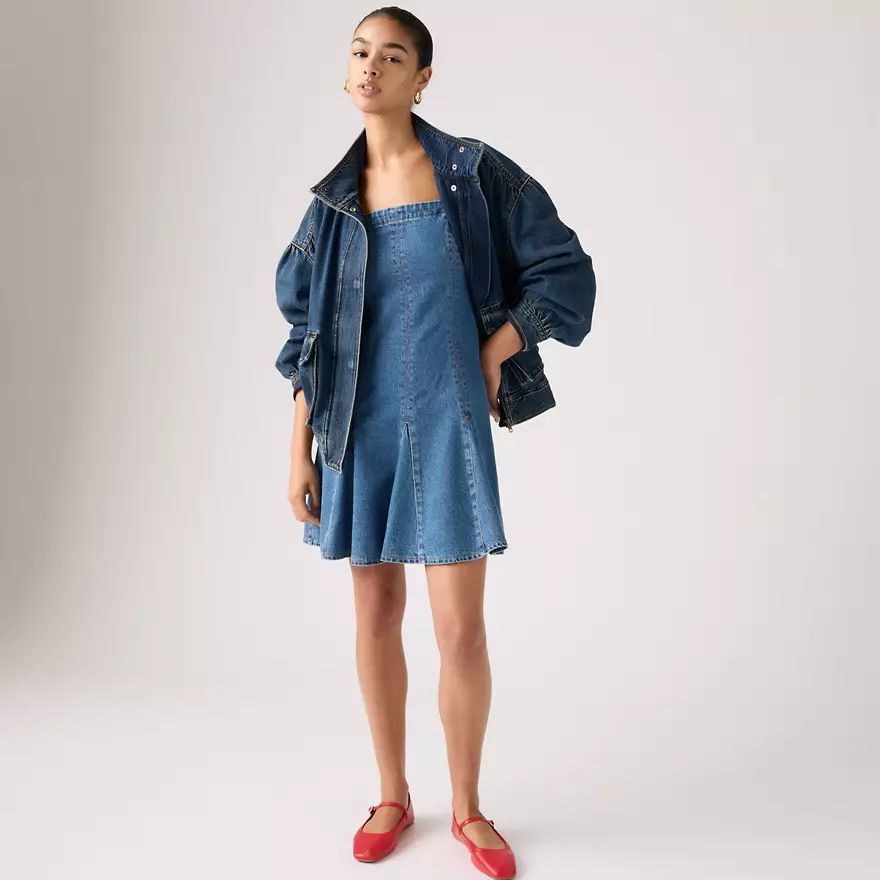 LEVI'S - Denim Godet Dress