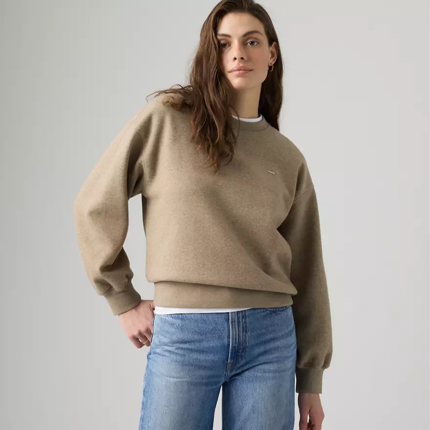 LEVI'S - Everyday Crew Sweatshirt Browns