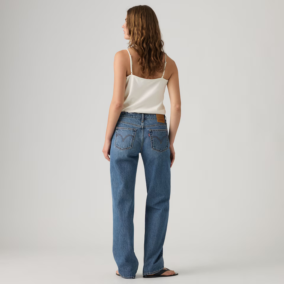 LEVI'S - Low Straight Medium Indigo - Worn In