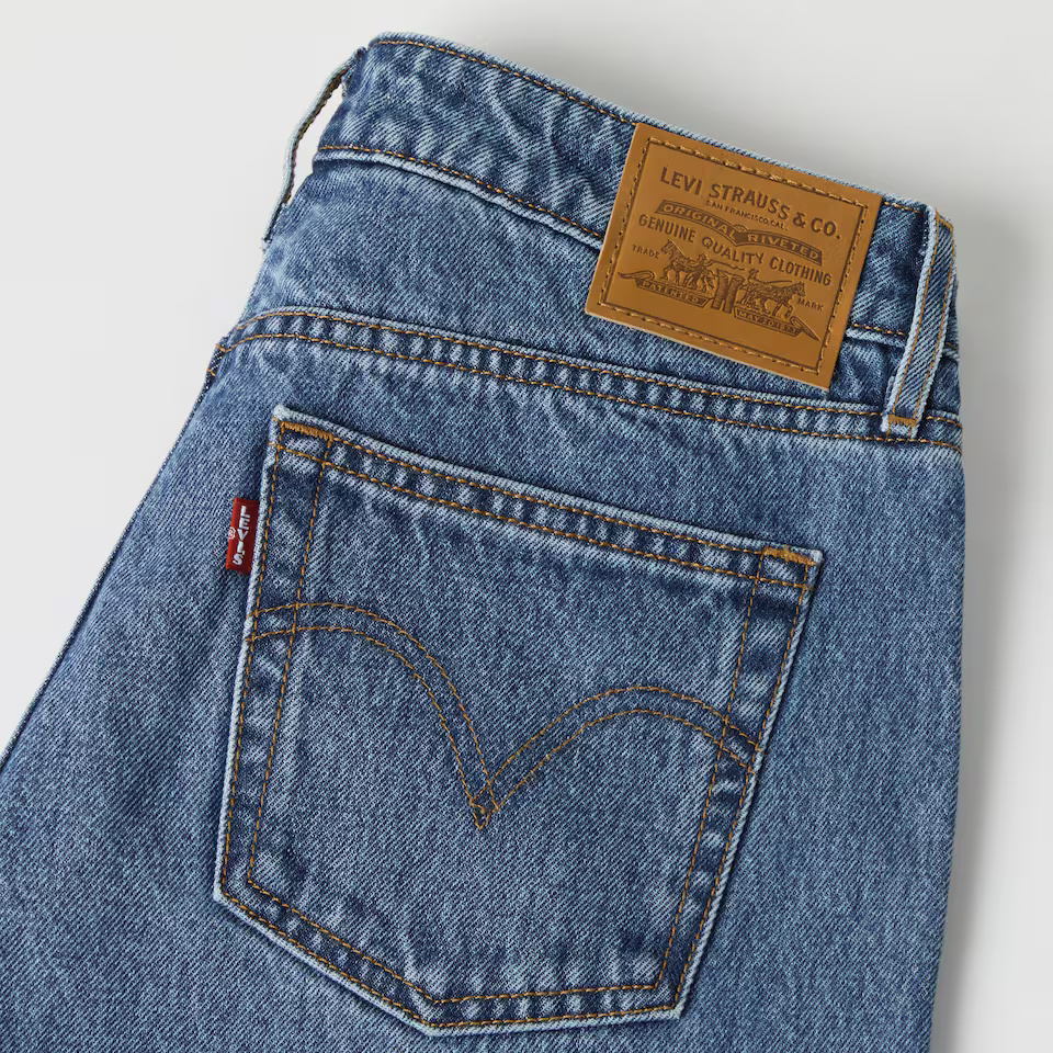LEVI'S - Low Straight Medium Indigo - Worn In