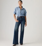 Ribcage Flare Medium Indigo - Worn In