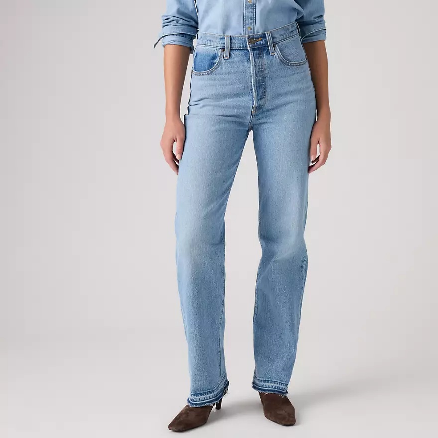 LEVI'S - Ribcage Full-Length Recrafted Jeans