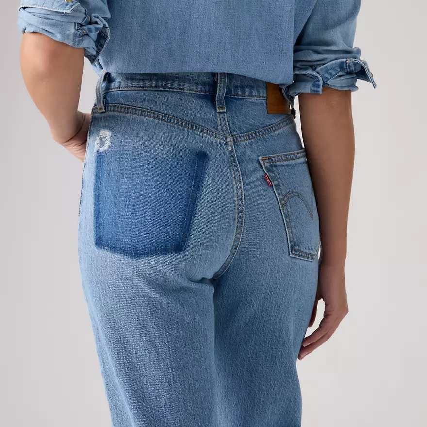 LEVI'S - Ribcage Full-Length Recrafted Jeans