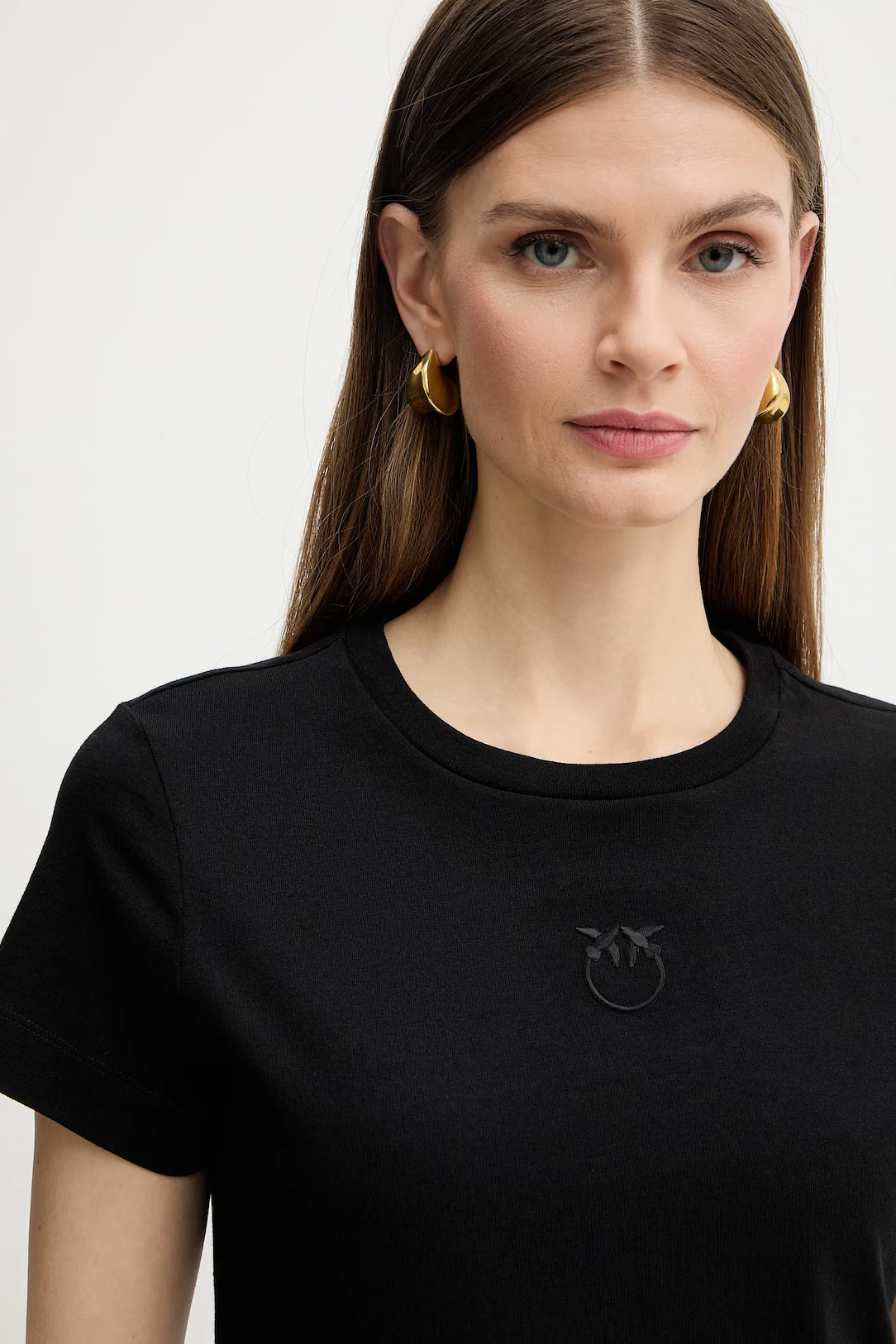 PINKO - Jersey Tshirt W Embroidered Logo