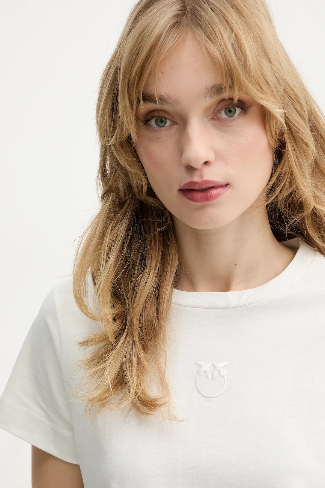 PINKO - Jersey Tshirt W Embroidered Logo