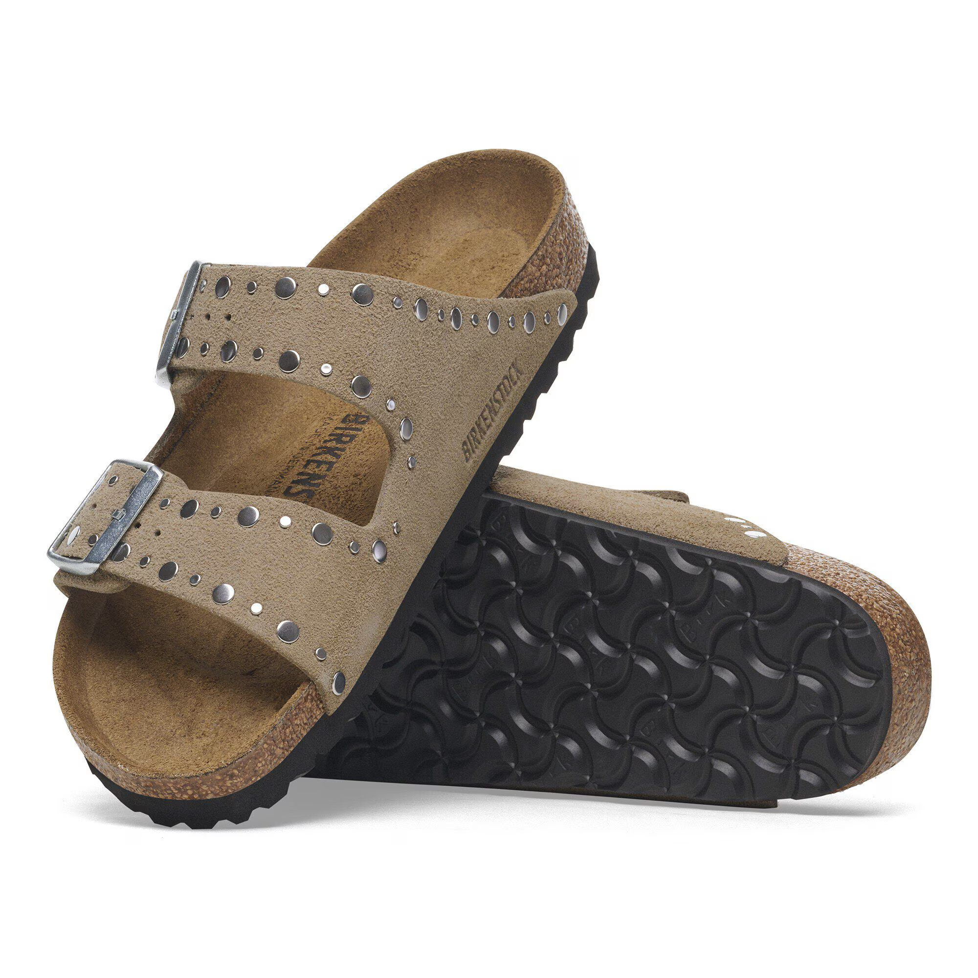 BIRKENSTOCK - Arizona Rivet Leve Taupe Regular