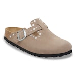 Leather Boston Rivet Leve Taupe Regular Seasonal