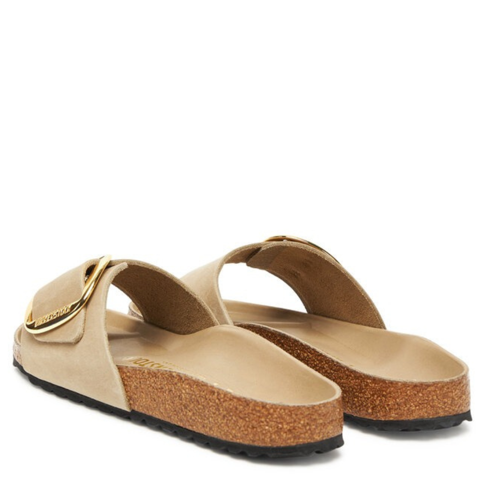 BIRKENSTOCK - Leather Madrid Big Buckle Leoi Tabaco Brown