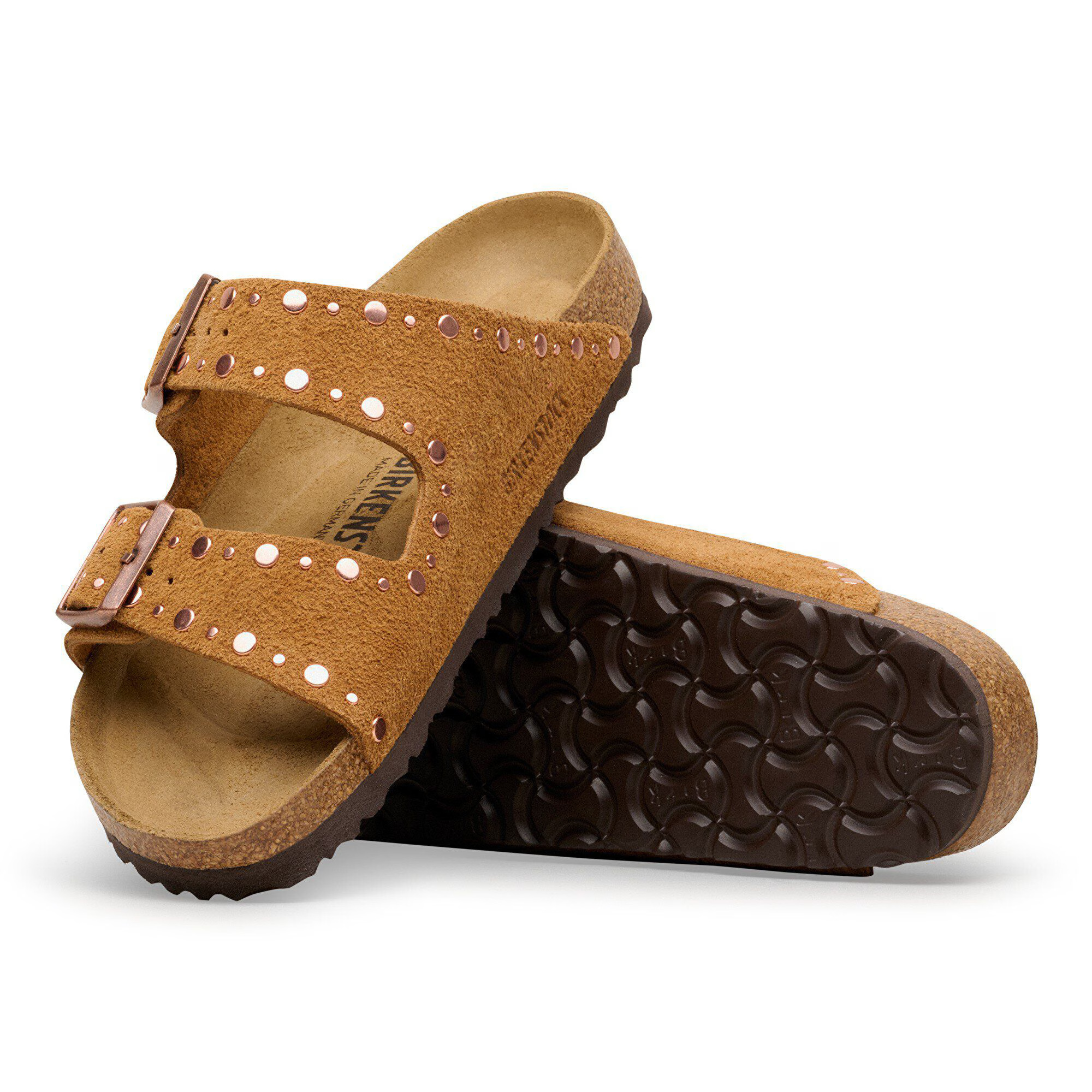 BIRKENSTOCK - Leather Arizona Rivet Leve Mink Narrow Seasonal