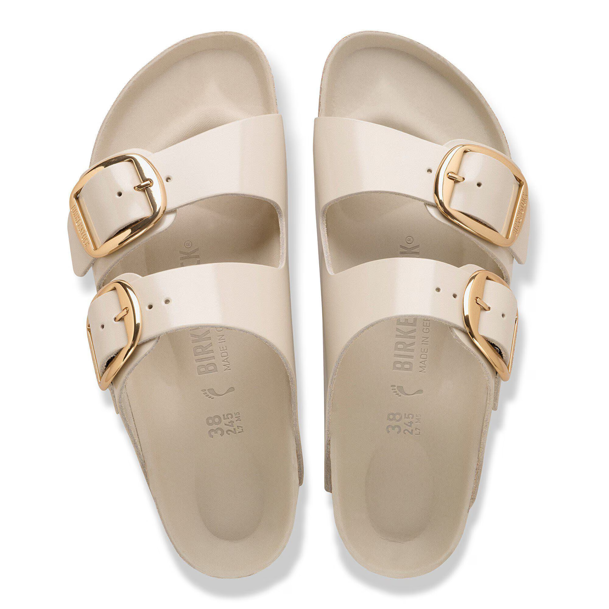 BIRKENSTOCK - Leather Arizona Lena Oyster Narrow Seasonal