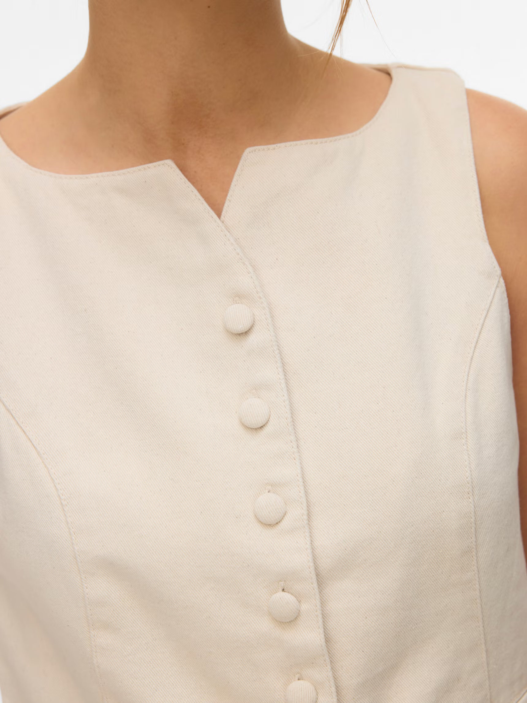 VERO MODA - Awsaga Denim Waistcoat