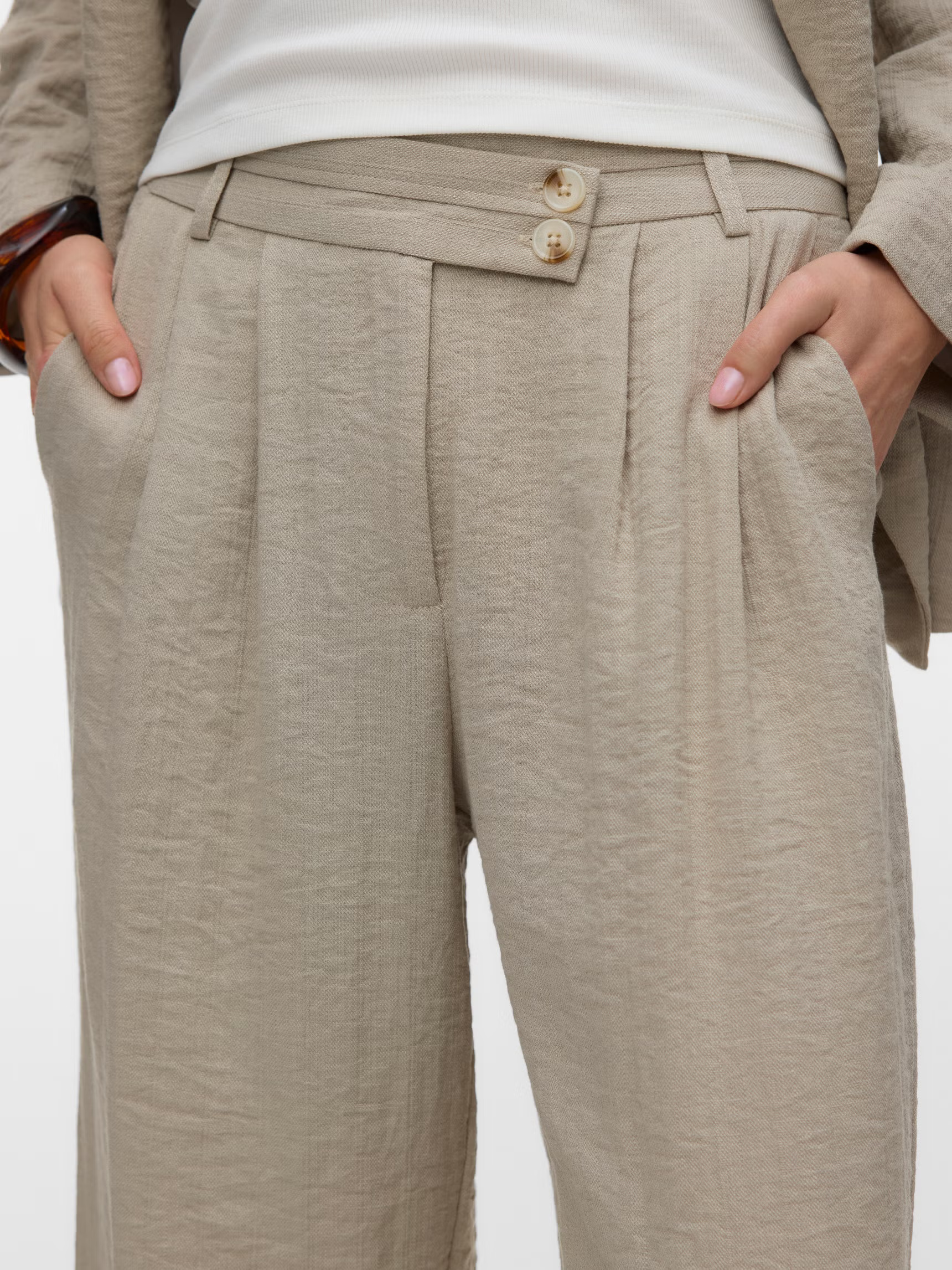 VERO MODA - AWBRAELYN Mid waist Wide Pant
