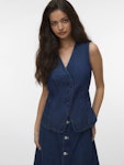 Vmvita Denim Waistcoat