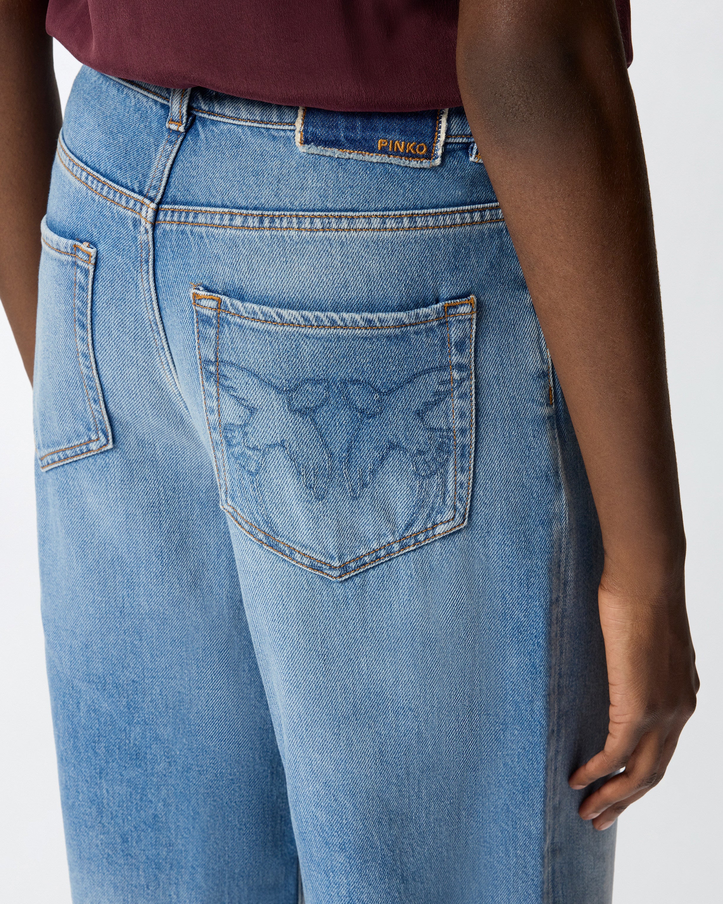 PINKO - Estelle Egg Dirty Blue Denim