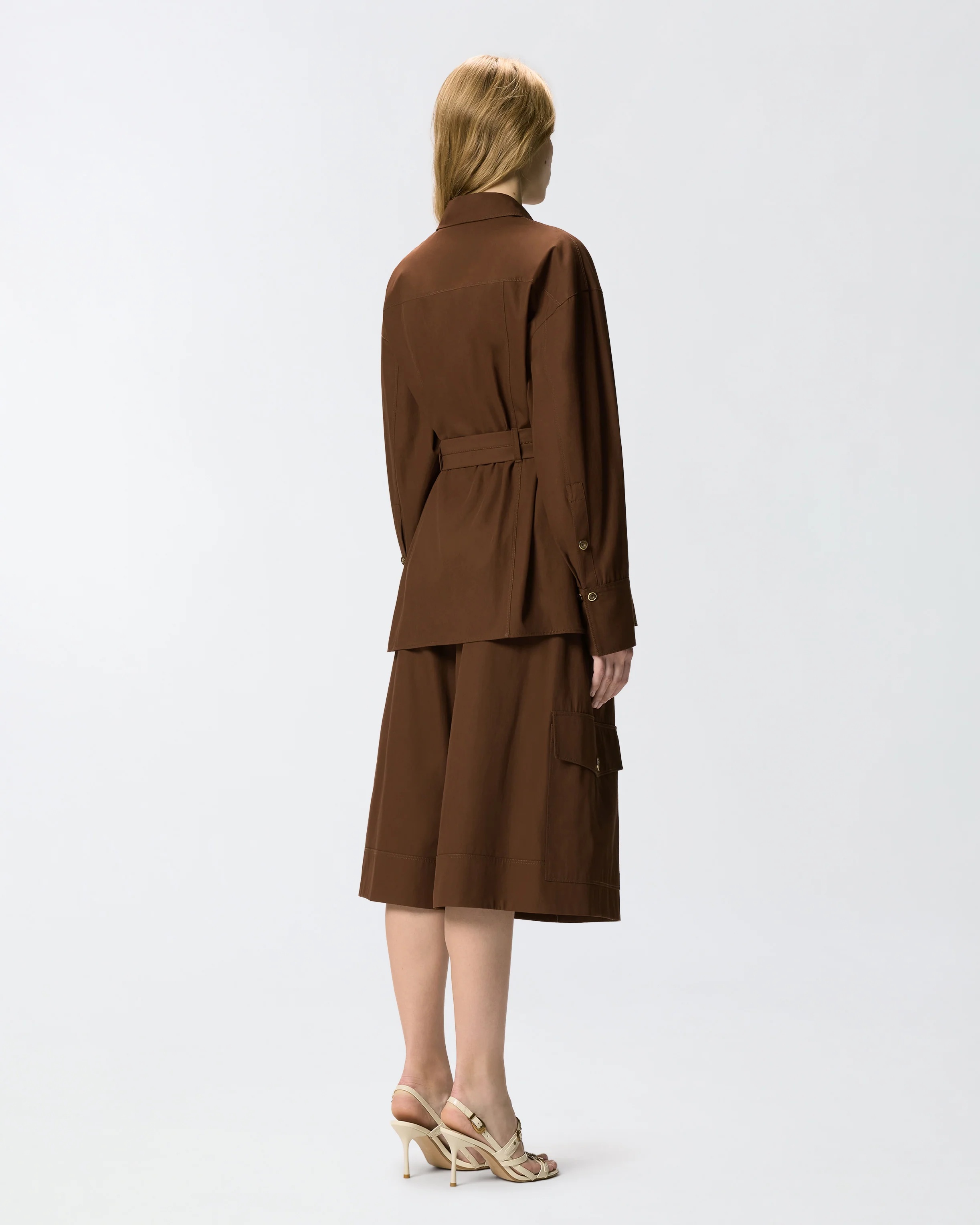 PINKO - Cheryl Fluid Cotton Overshirt