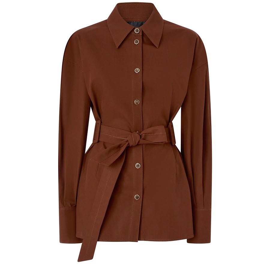 PINKO - Cheryl Fluid Cotton Overshirt