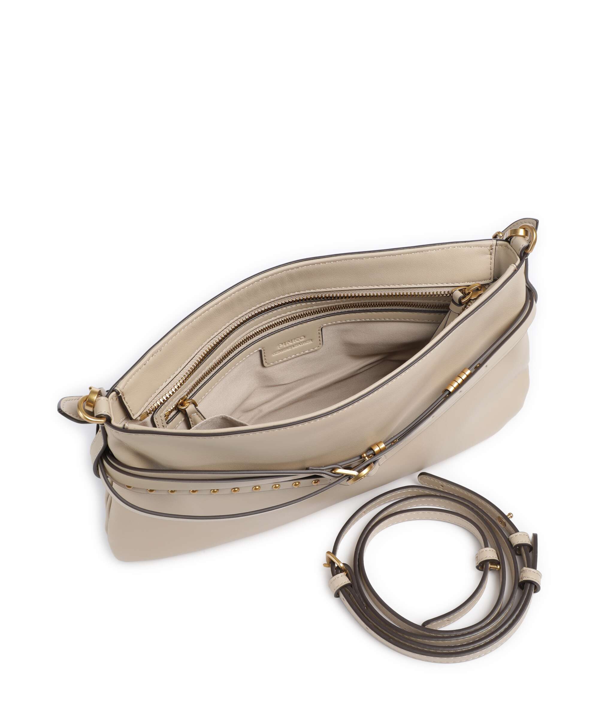 PINKO - Belt Bag Classic Vitello Morbi