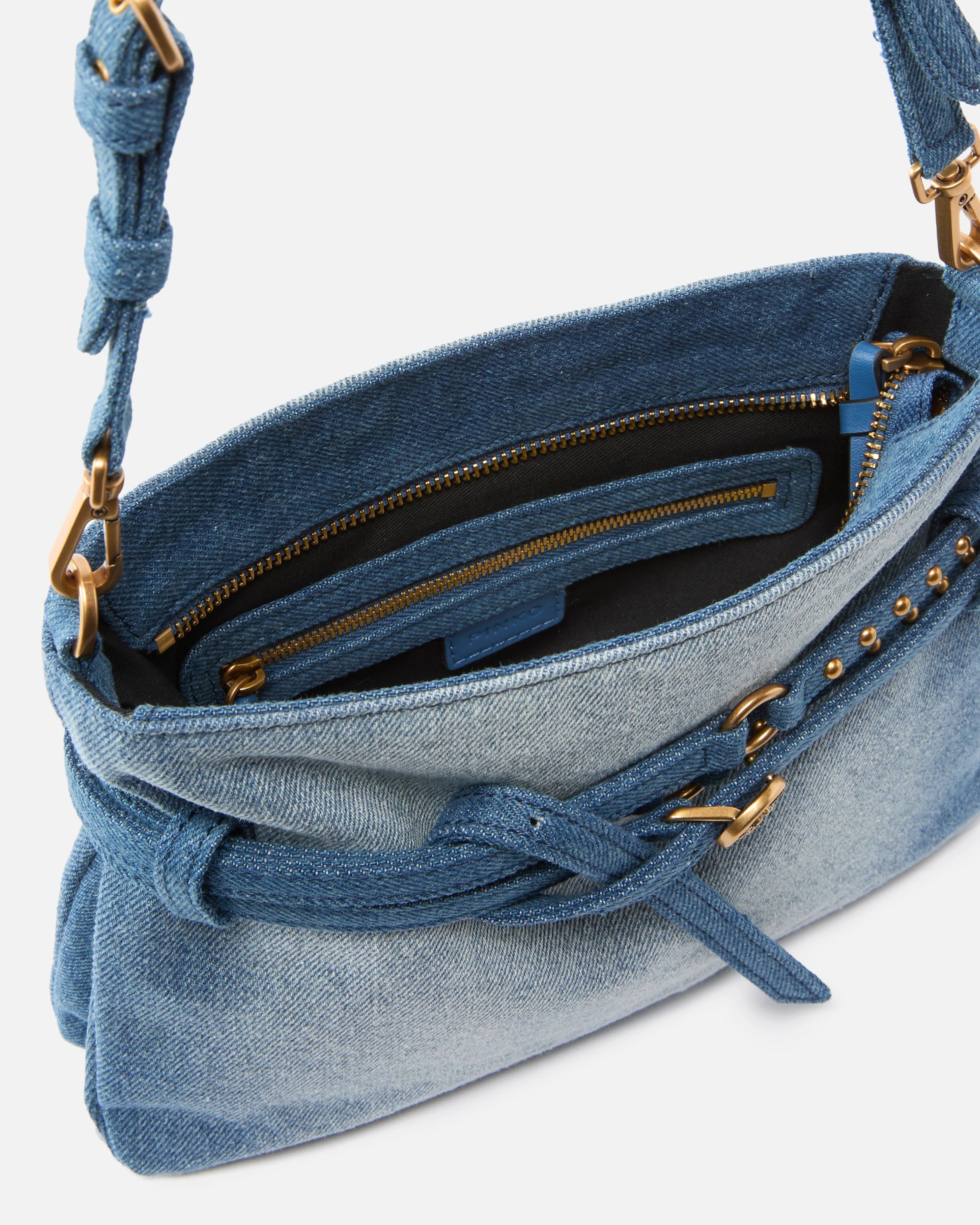 PINKO - Mini Denim Belt Bag