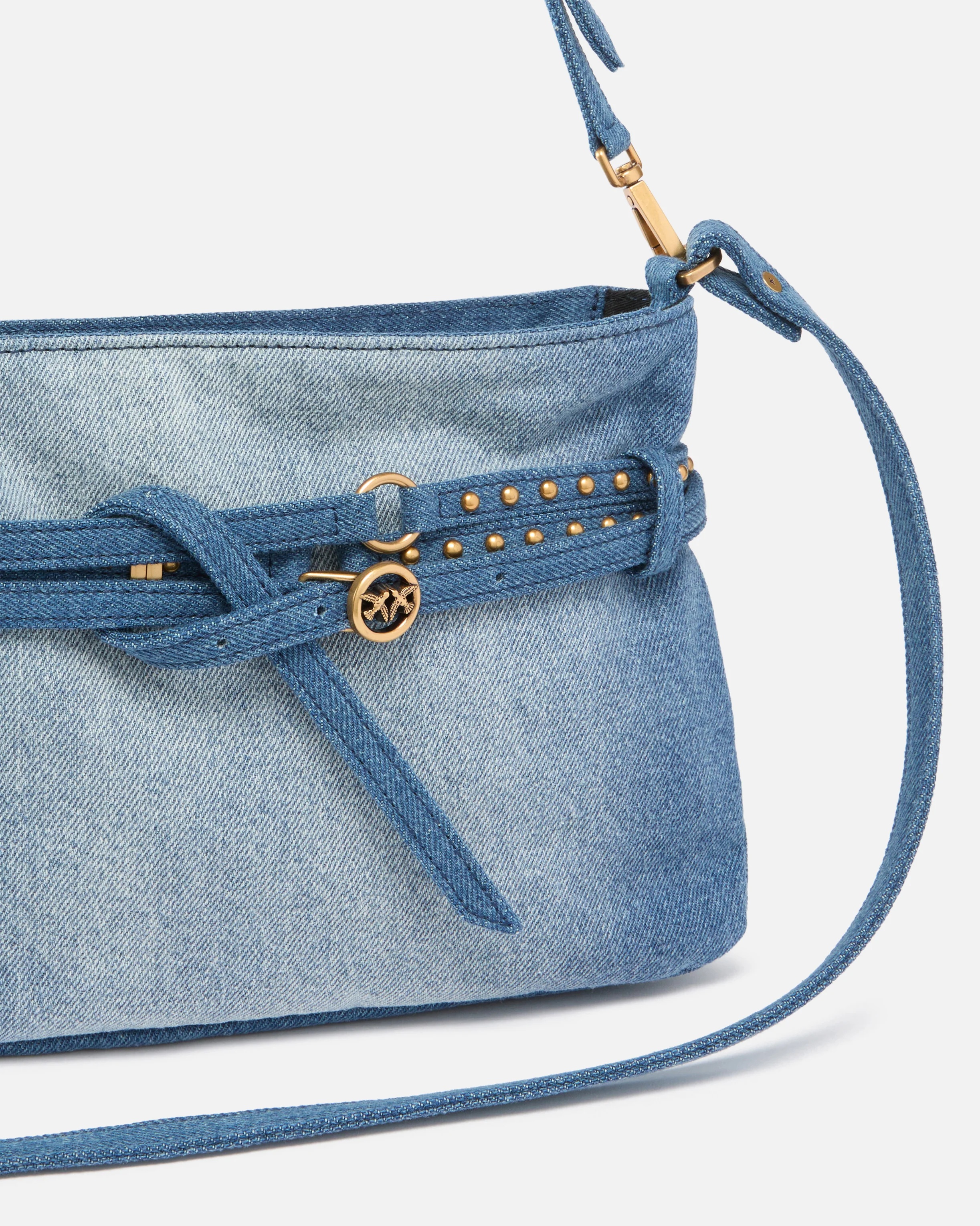 PINKO - Mini Denim Belt Bag