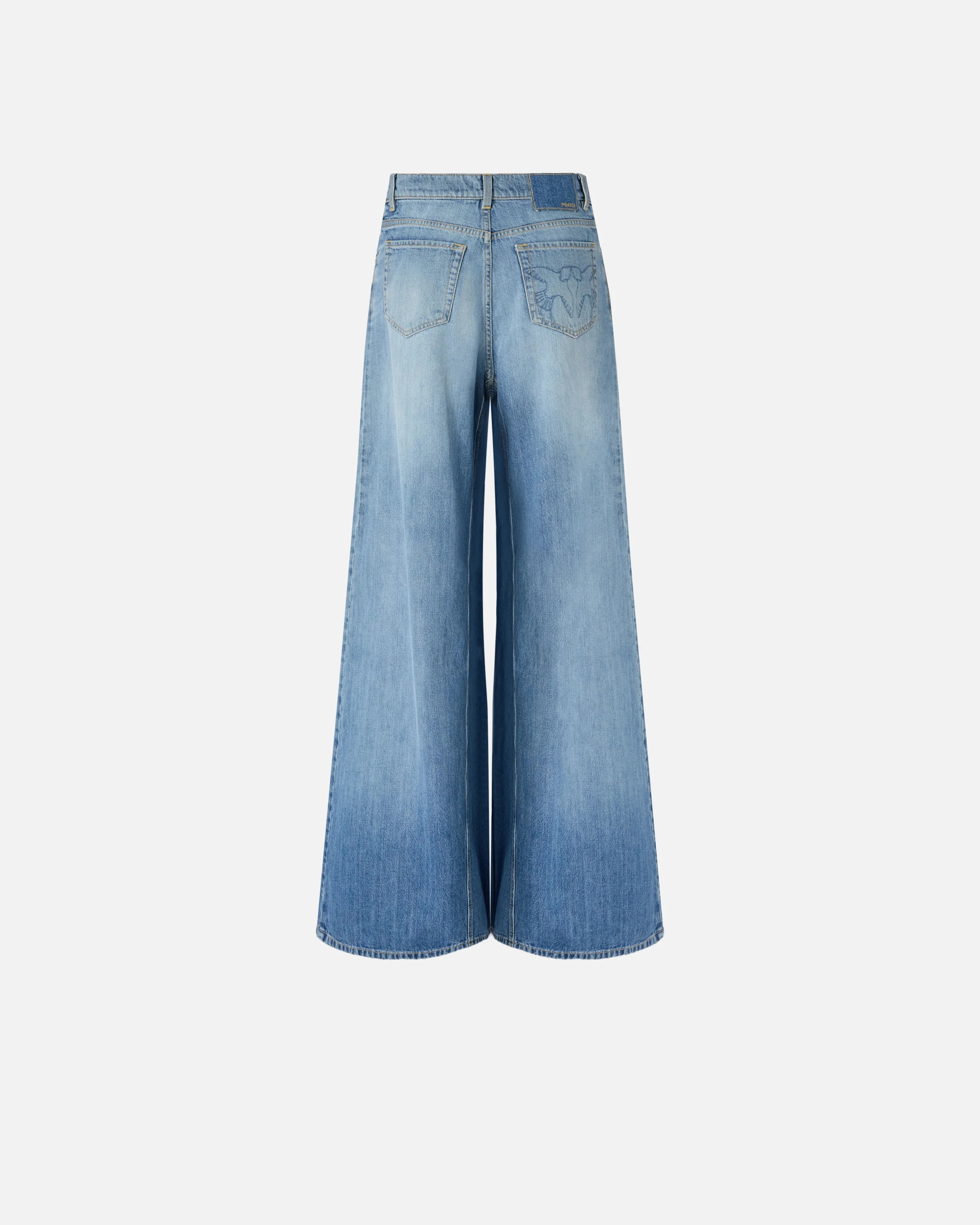 PINKO - Winona Wide Leg Medium Wave Jeans