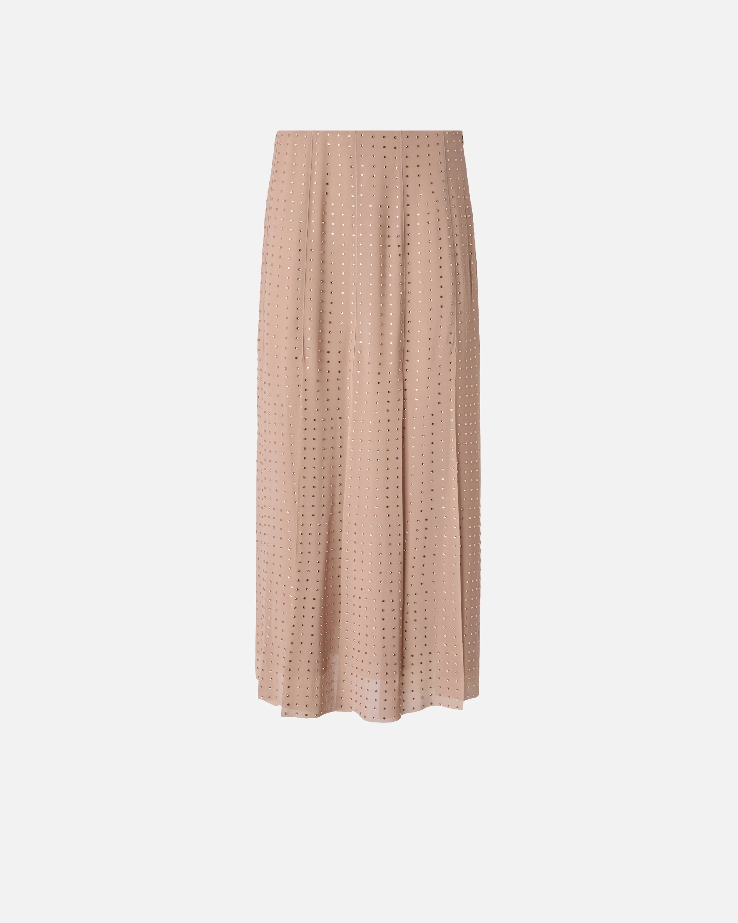 PINKO - Georgette  Fringed Midi Skirt