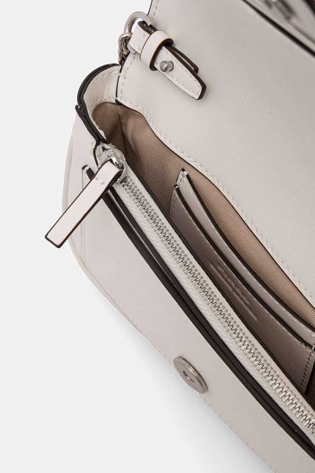 PINKO - Crossbody Leather Bag With Turquoise Buckle