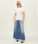 Mary Stretch Jersey T-Shirt with Metal Detail